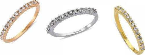 Yarımtur Altın Yüzük Modelleri (Rose-Beyaz-Sarı)