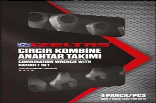 Cırcır Kombine Anahtar Takımı (4 PARÇA, MM)