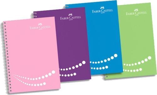 Faber-Castell Ayraçlı Defter 4 Bölüm Renkli Kenar 100 Yaprak Çizgili 5075400151000