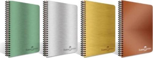 Faber-Castell Pp Kapak Metalik Defter 100 Yaprak Çizgili