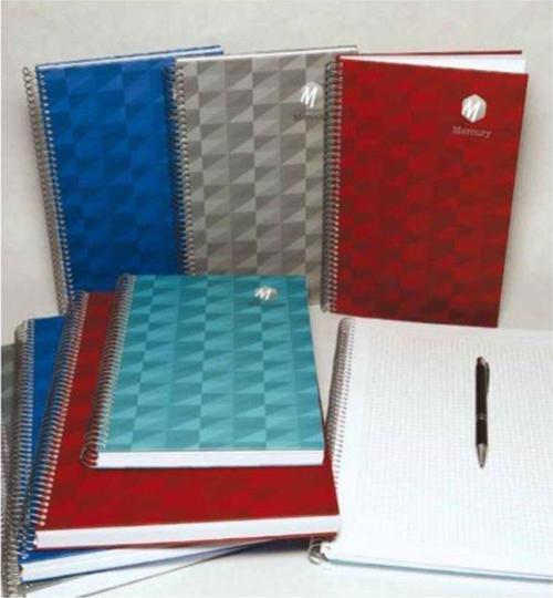 Mercury Sert Kapak Defter Düz 140 Yaprak 70 Gram ( 17*24 Cm )