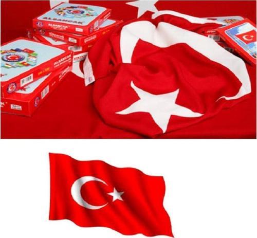 Türk Bayrağı Alpaka 30X45 Cm A30 (10 Adet)