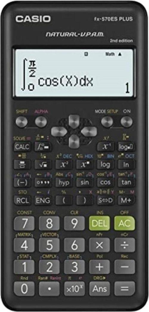 2. Versiyon Bilimsel Fonksiyonlu Hesap Makinesi Fx-570Es Plus