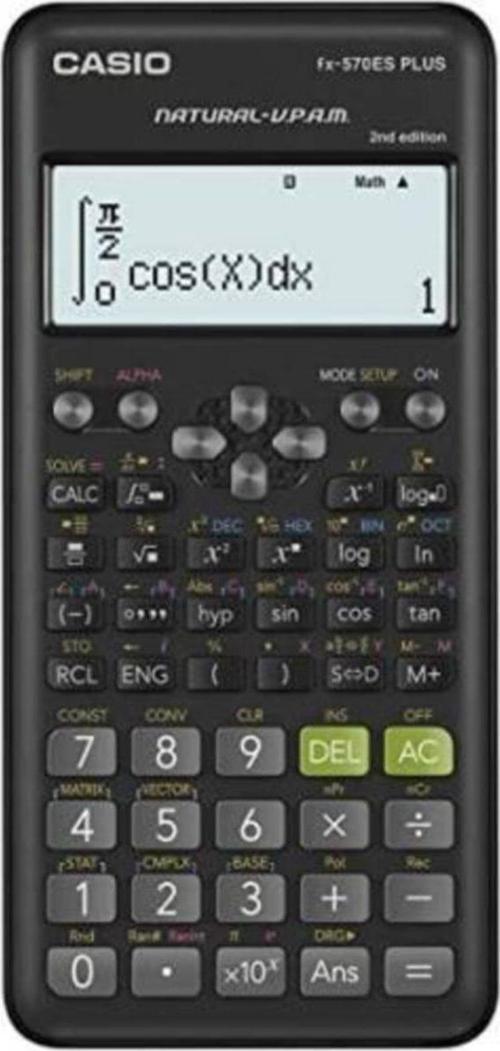 Fx-570Es Plus 2. Versiyon Bilimsel Fonksiyonlu Hesap Makinesi
