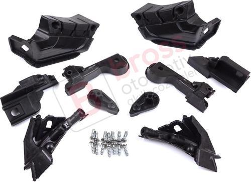 Opel Astra J MK4 P10 2009-2015 4/5 Kapı GTC 2011-2018 13335737 İçin Sağ Sol Ön Far Ayak Tamir Seti