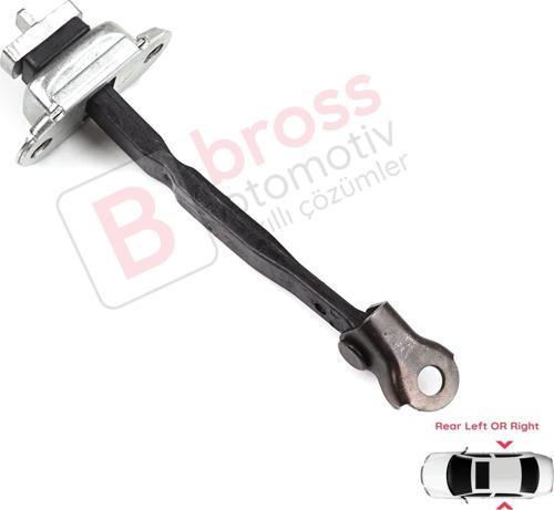 Toyota Camry MK6 V4 XV40 2006-2012 6863033070 İçin Arka Sağ veya Sol Kapı Gergisi