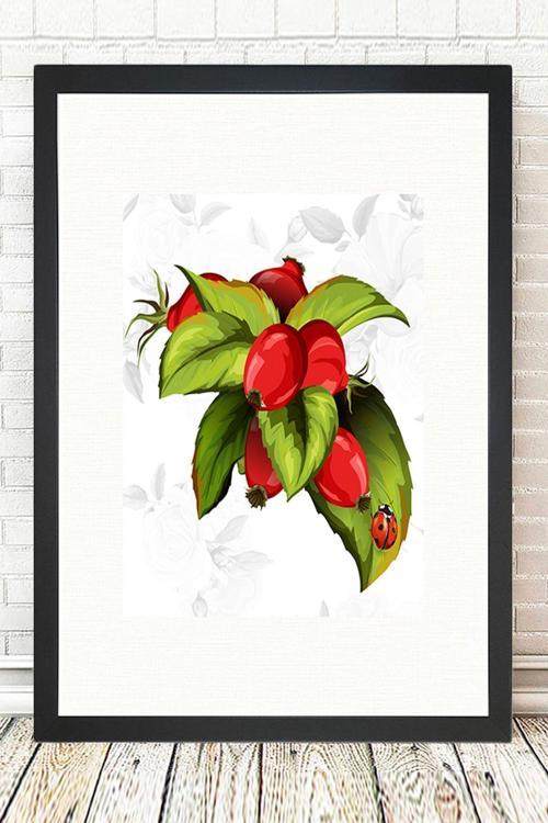 Siyah Çerçeveli Tablo 25 cm x 30 cm