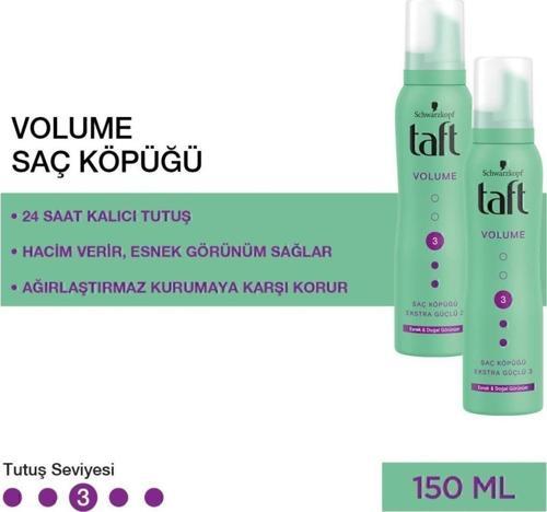 SAÇ KÖPÜĞÜ 150 ML VOLUME 2 ADET