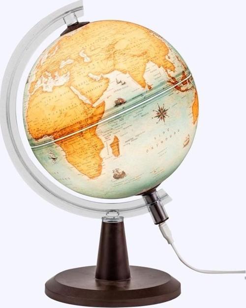 Modern Küre Antik Işıklı 20 Cm 48205