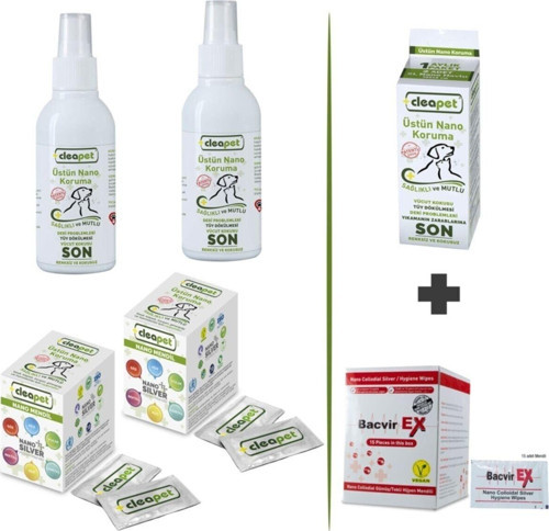 2 Sprey Ve 2 Mendil+Havlu Ve Bacvirex Mendil Hediye