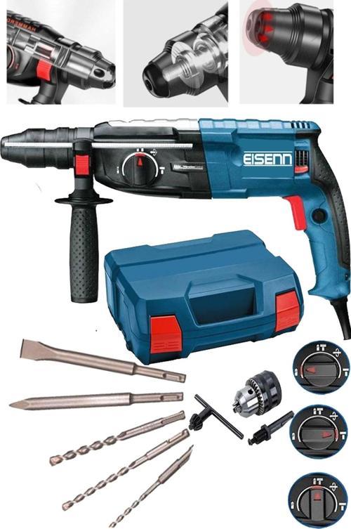 Germany Technology Wall Tool 3600 W Bakır Sargı Kırıcı Delici Hilti Matkap + 5 Pcs Set
