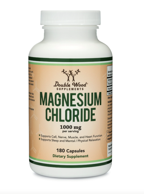 Magnesium Chloride (Cloruro De Magnesio) 180 Capsul 1000mg Per Serving, for Sleep, Cons
