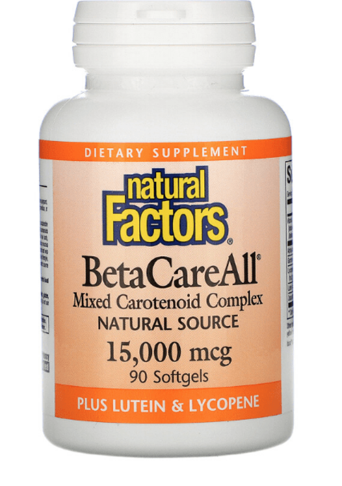 , BetaCareAll, 15,000 mcg, 90 Softgels (İ34)