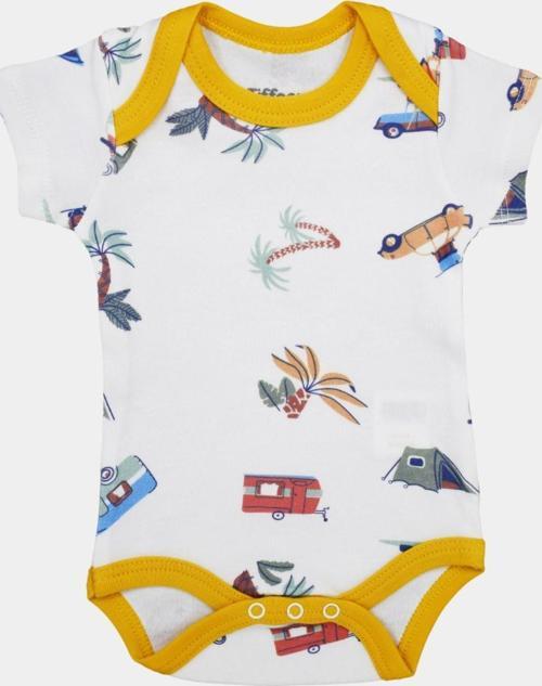 Caravan Theme Yarım Kol Bebek Body 12008