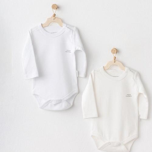 Long Sleeve Basic 2'li Bebek Body AC25210