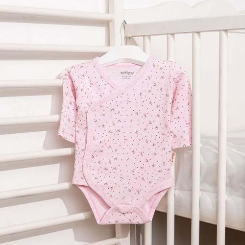 Jakarlı Flowering Theme Kruvaze Bebek Body