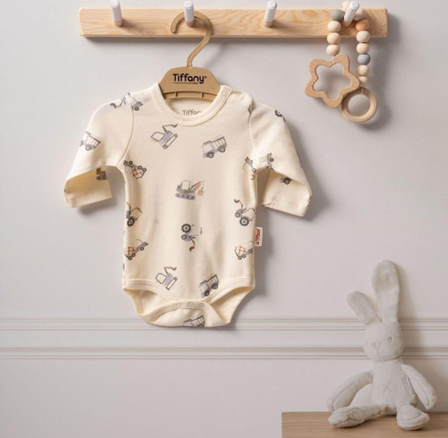 Organik Work Machine Uzun Kol Bebek Badi 2423011