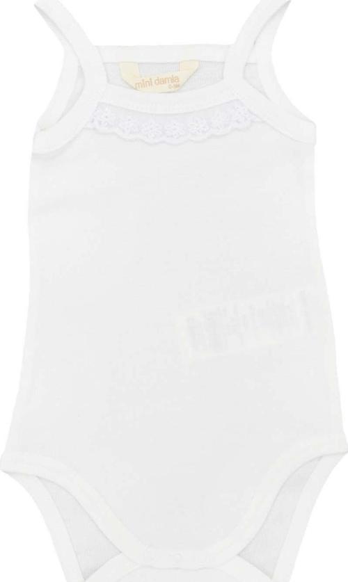 Mini Damla Penye İp Askılı Ay Bebek Body 44281