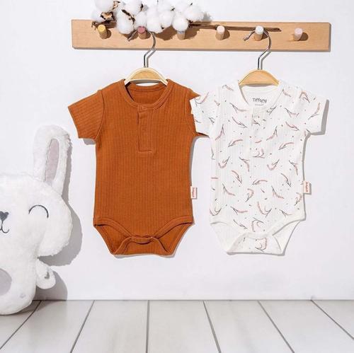 Wheat Theme Yarım Kollu Bebek Body 53008