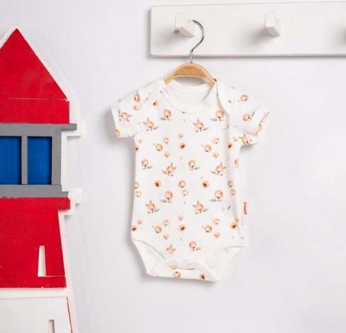 Apricot Theme Yarım Kol Bebek Badi 2455008
