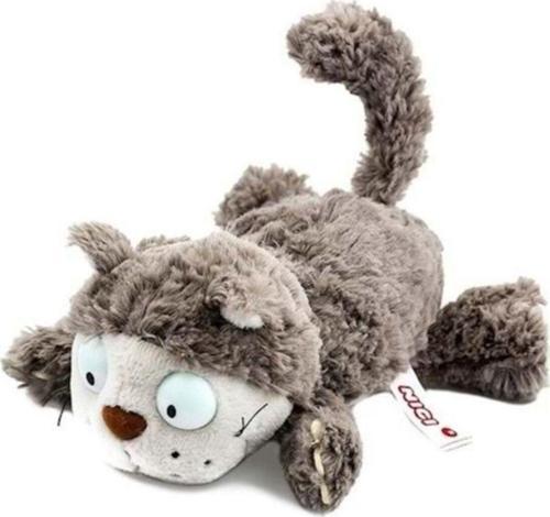 25 Cm Peluş Tembel Kedi Gri