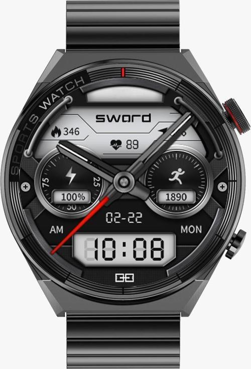 SW-WIA103 Watch 3 Siyah Akıllı Saat