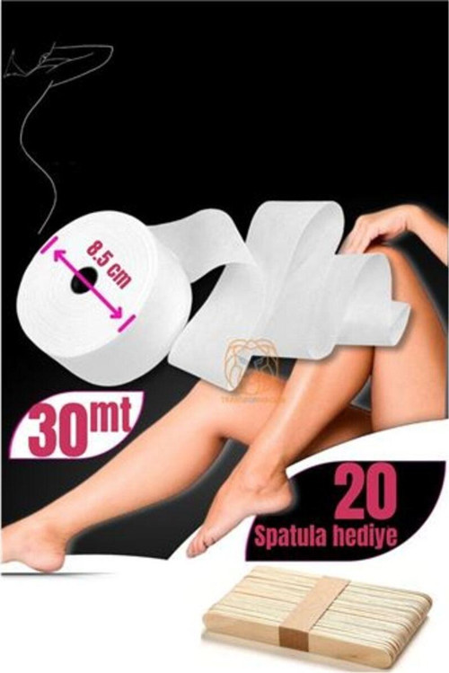 Rulo Ağda Bezi 30 Metre 20 Ağda Spatulalı