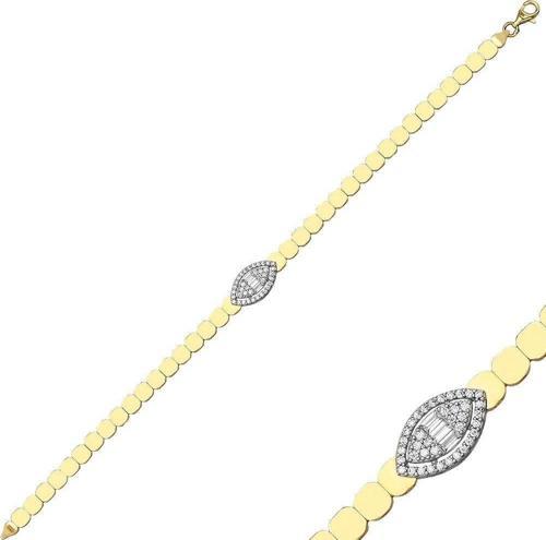 Beget Altın Bileklik Petek 14K Gold