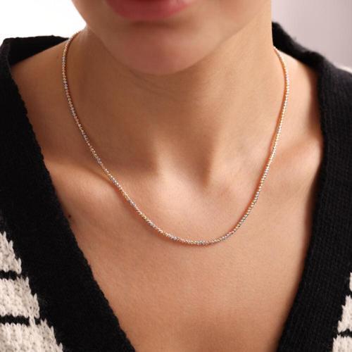 45 Cm Altın Dorika Zincir Kolye Üç Renk