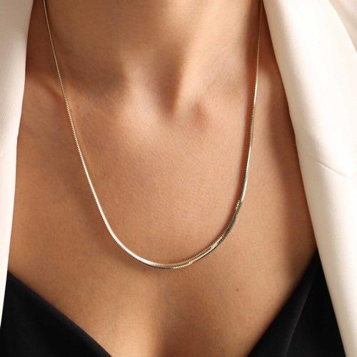 50 cm Balık Sırtı Altın Zincir 3 mm