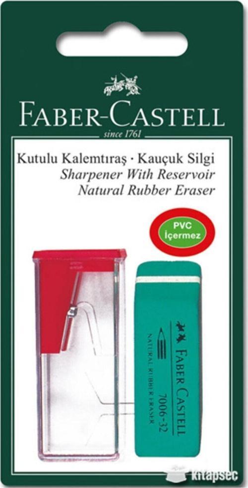 Faber-Castell Kutulu Kalemtıraş & Kauçuk Silgi
