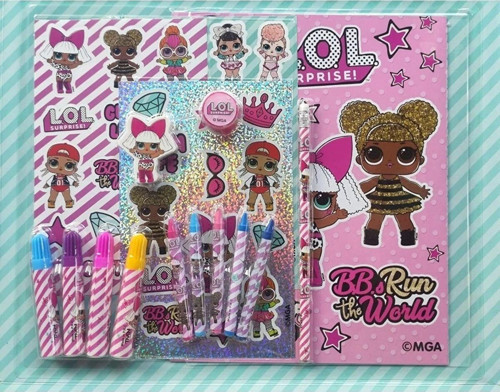 Çocuklar Için Lisanslı Lol Stickerlı Boyama Seti
