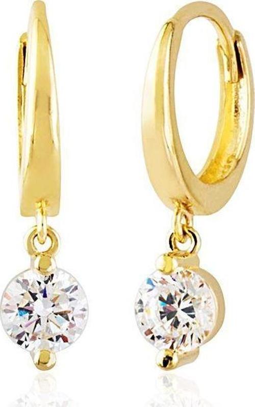 Tektaş Altın Sallantılı Küpe 14K Gold