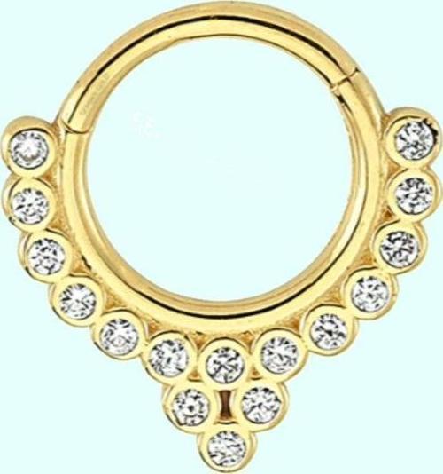 Altın Halka Piercing Suyolu 14 Ayar