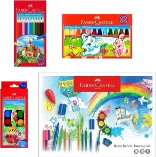 Faber-Castell Okul Ögrenci Kirtasiye Boya Seti Ofisinn-052 B.S
