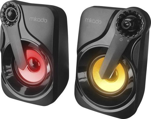 Md-X27 2.0 Multimedia 3W-2 Siyah 5V Usb Led Işıklı Speaker
