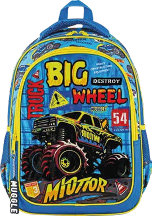İlkokul Sırt Çantası Big Wheel Koleksiyonu Mu-9116