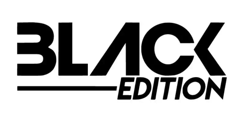 Black Edition Yazı Sticker 40 x 16 cm 333828