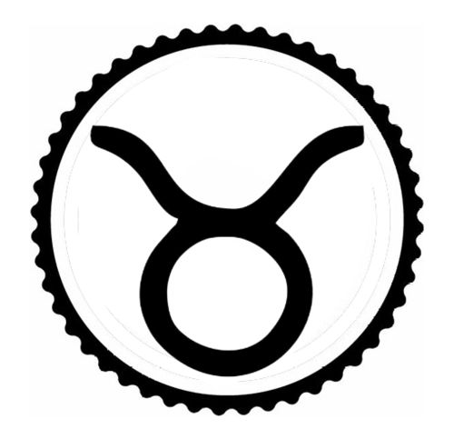 Boğa Burcu Sembolü Tasarım Sticker 30 x 30 cm 331900