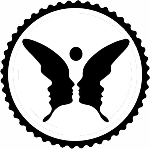 Bakışan Aşıklar Tasarım Sticker 10 x 10 cm 331348