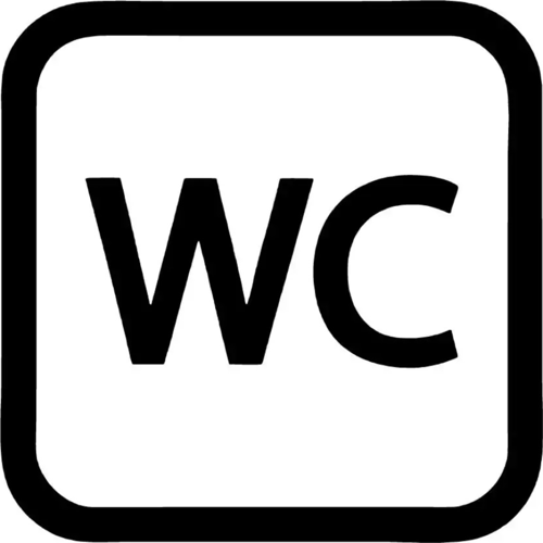 WC Sticker 30 x 30 cm 331296