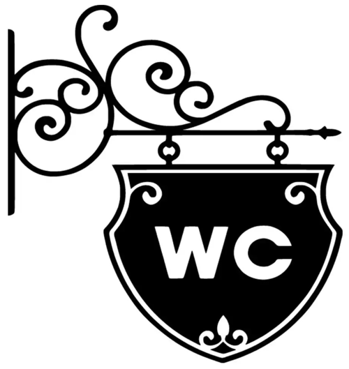 Wc Tabela Sticker 20 x 22 cm 331275