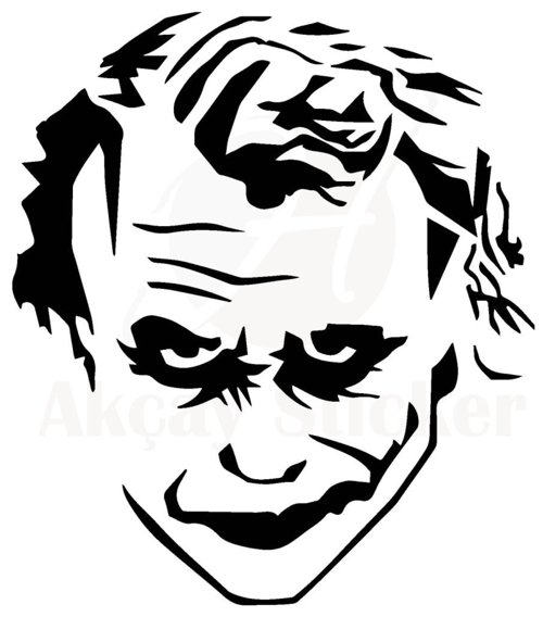 Joker Sticker 20 x 22 Cm