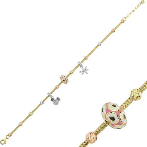 Altın Bileklik Charm Modeli Takı Tasarım
