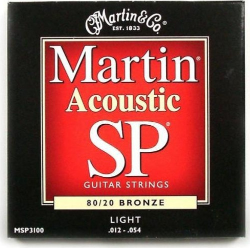 Martin Bronze MSP3100 Light Akustik Gitar Teli 12-54