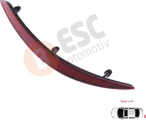Fiat Egea 2015-On 4-Kapı Sedan 51998151 için Sol Arka Tampon Reflektörü