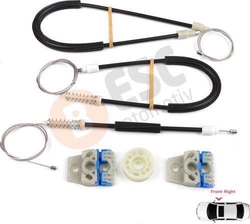 VW Passat B7 362 365 2010-2014 CC A32 A33 2011-2020 İçin Elektrikli Ön Sağ Cam Kriko Tamir Seti
