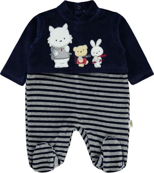 Mini DamlaKadife 3 Arkadaş Bebek Tulumu 45011