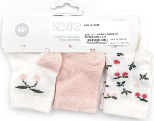 3'lü Bebek Çorabı 406