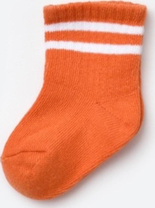 Unisex Çizgili Tekli Bebek Çorabı 68458